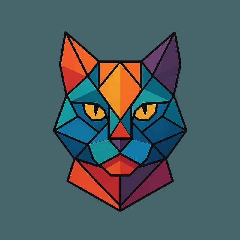 Chat | Tête de chat Impression / Impression / Design