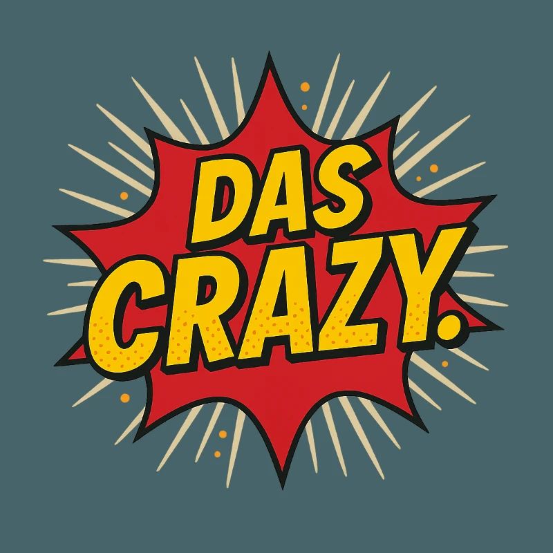 Comic Explosion Text Design