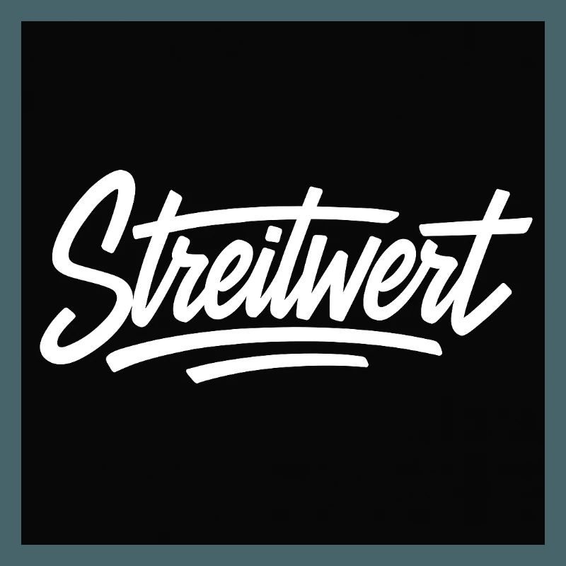 Logo Contested Script Noir