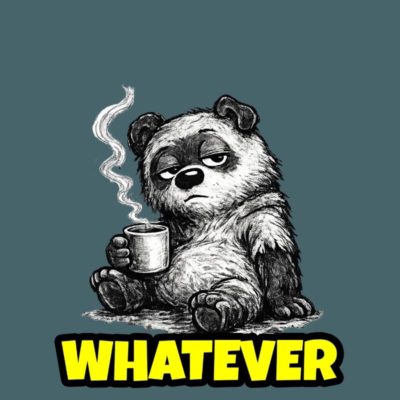 Whatever – Grumpy Bear Coffee (Sketch)