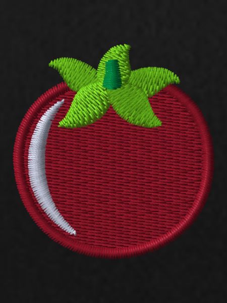 Tomate brodée
