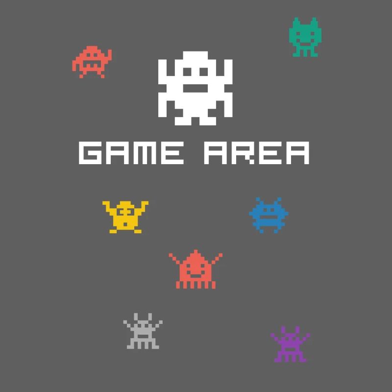 game area pixel nerd pc konsole retro gamer Monste