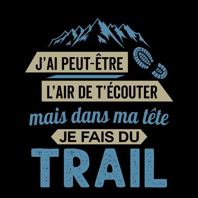 je fais du trail running