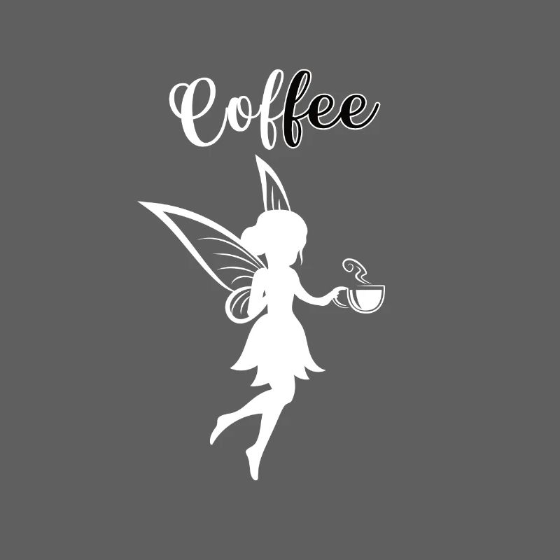 Kaffeefee Silhouette Coffee Kaffee Fee Getränk