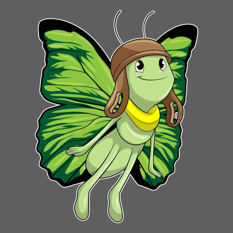 Butterfly Pilot Pilot Cap