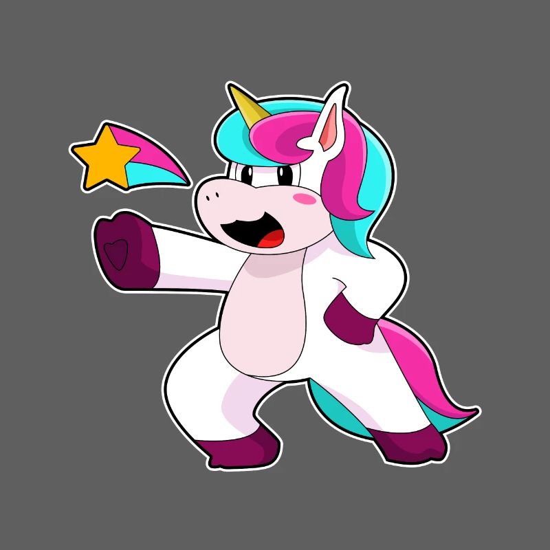 Licorne avec étoile