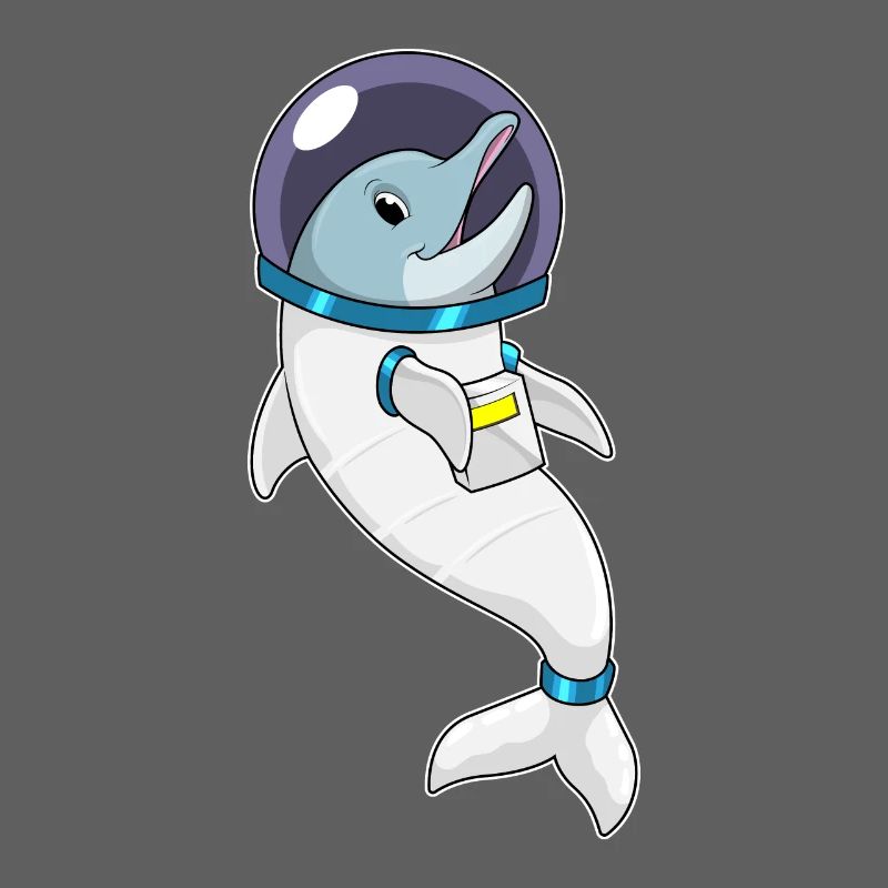 Dolphin Astronaut Space
