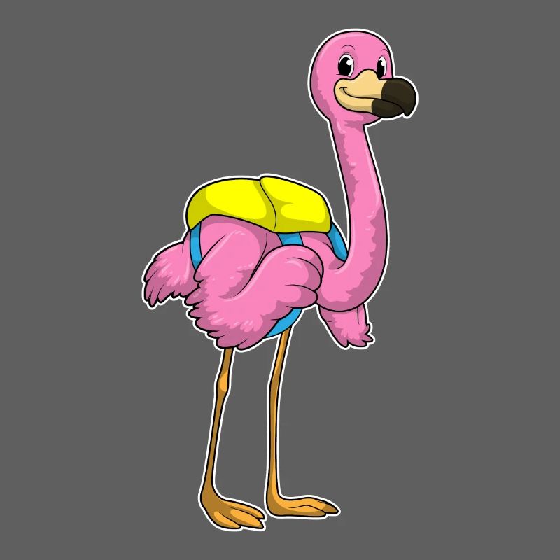 Flamingo Student Backpack School