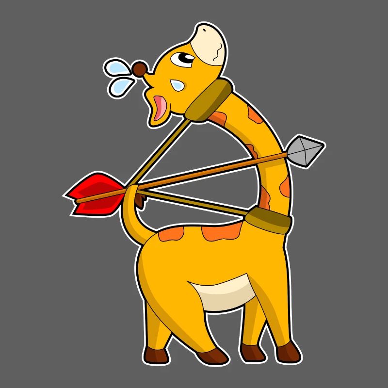 Giraffe Archer Bow Arrow