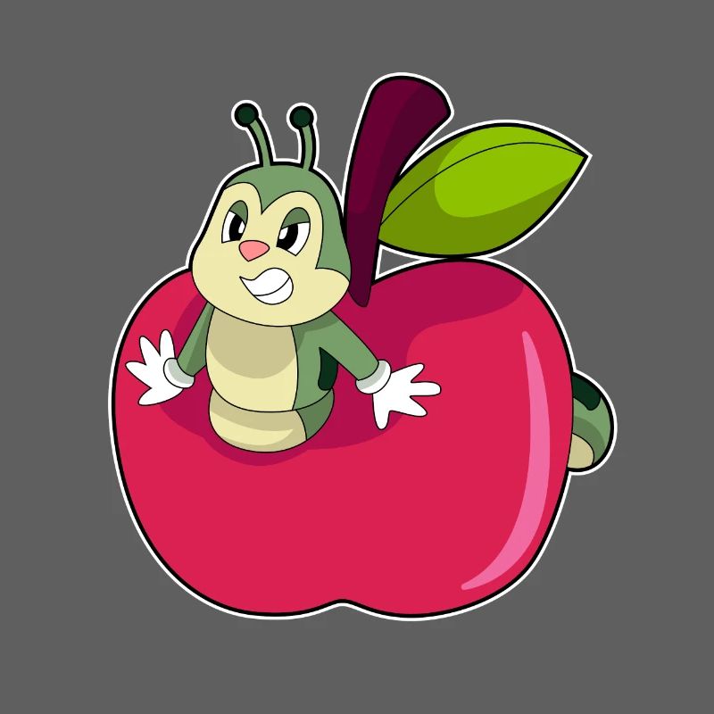 Raupe Apfel