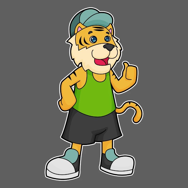 Tiger Schüler Cap Schule