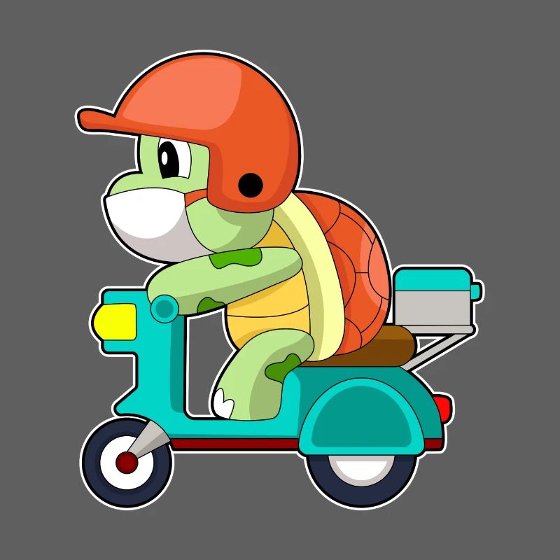 Schildkröte Motorroller