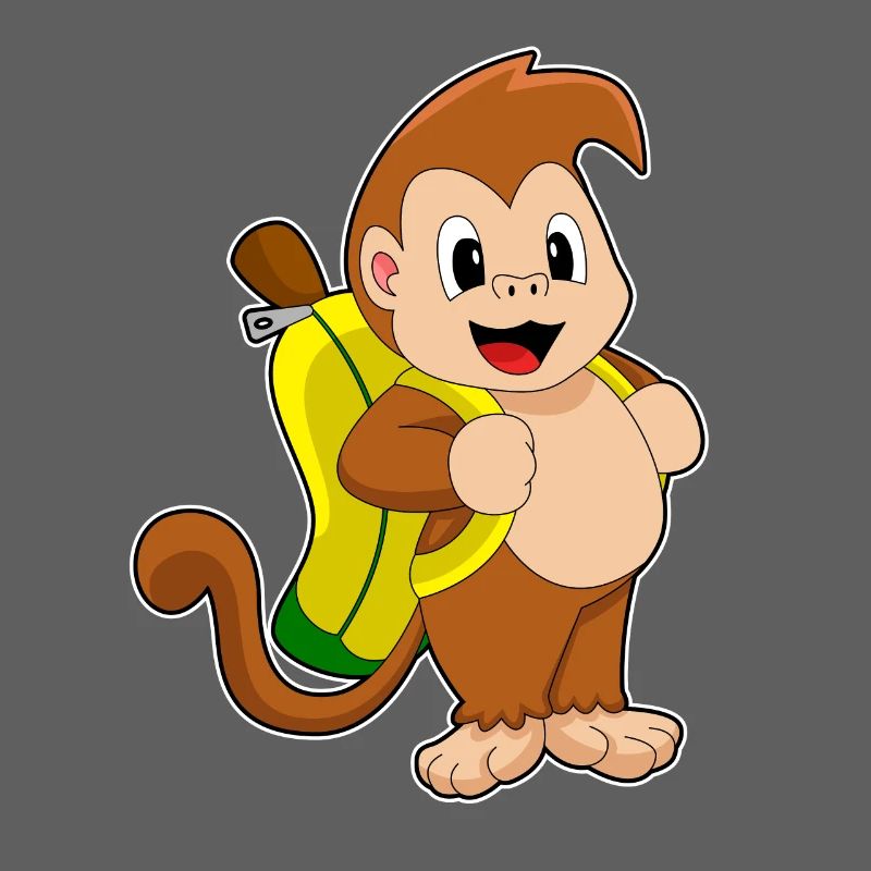 Affe Banane