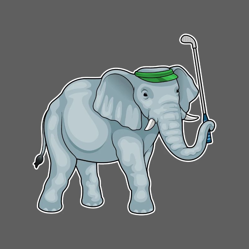 Elefant Golf Golfschläger