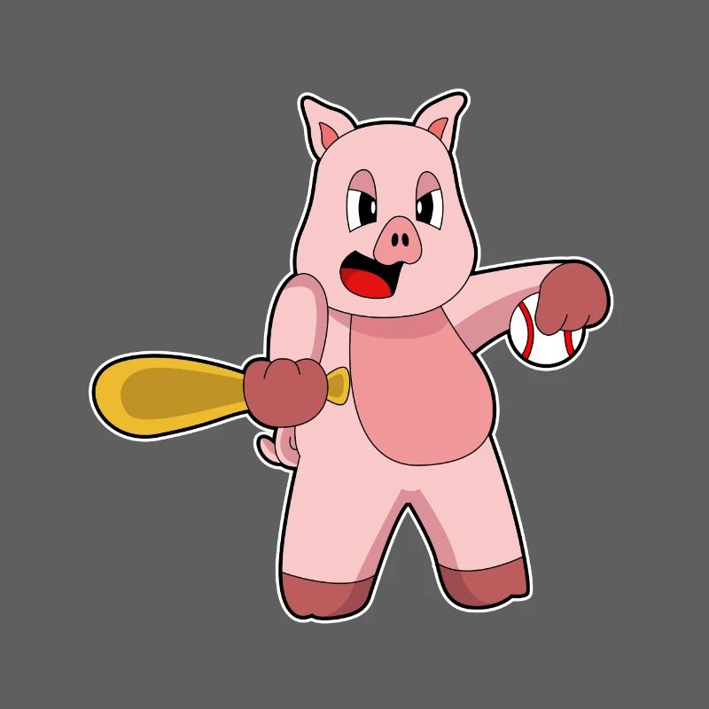 Pig Baseball Batte