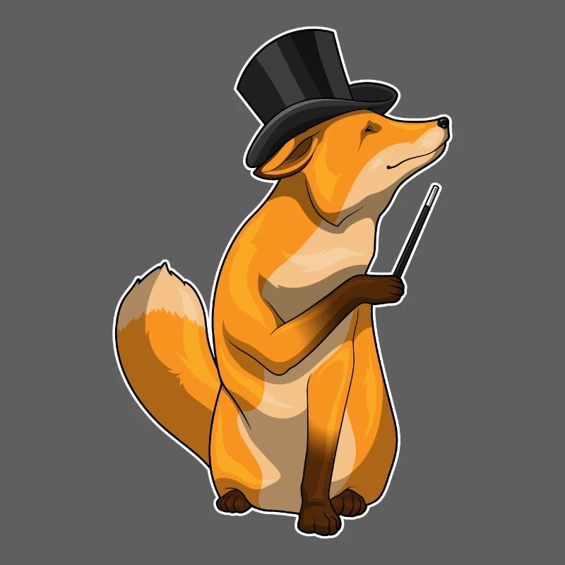 Fuchs Zauberer Zauberstab