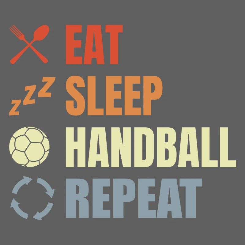 Manger dormir Handball Répéter
