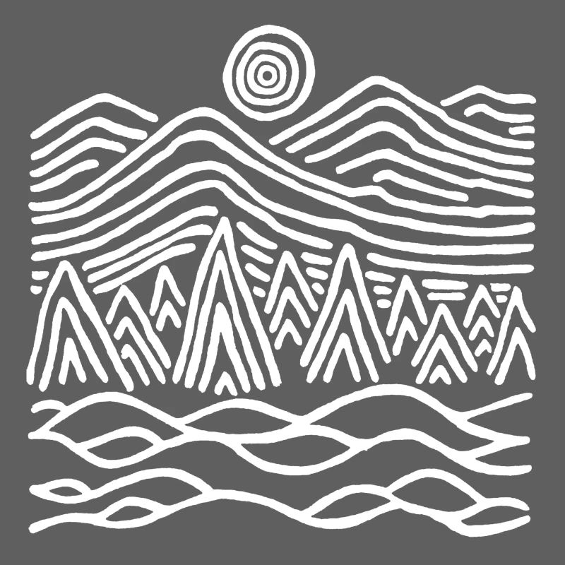 Paysage blanc étrange
