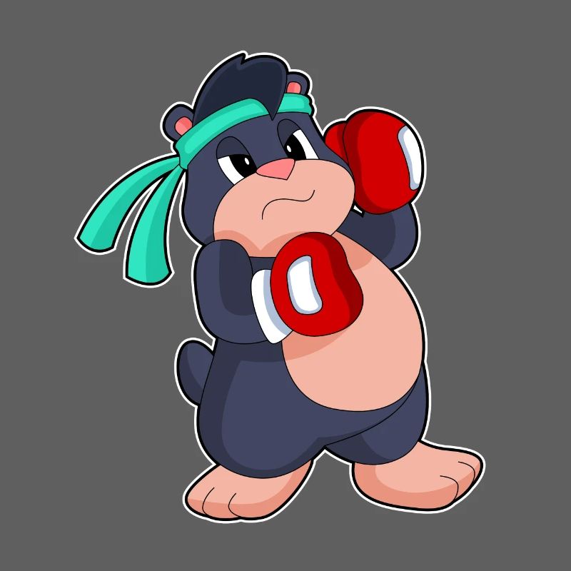 Boxeur Mole Boxer Gants de boxe Boxe Boxe