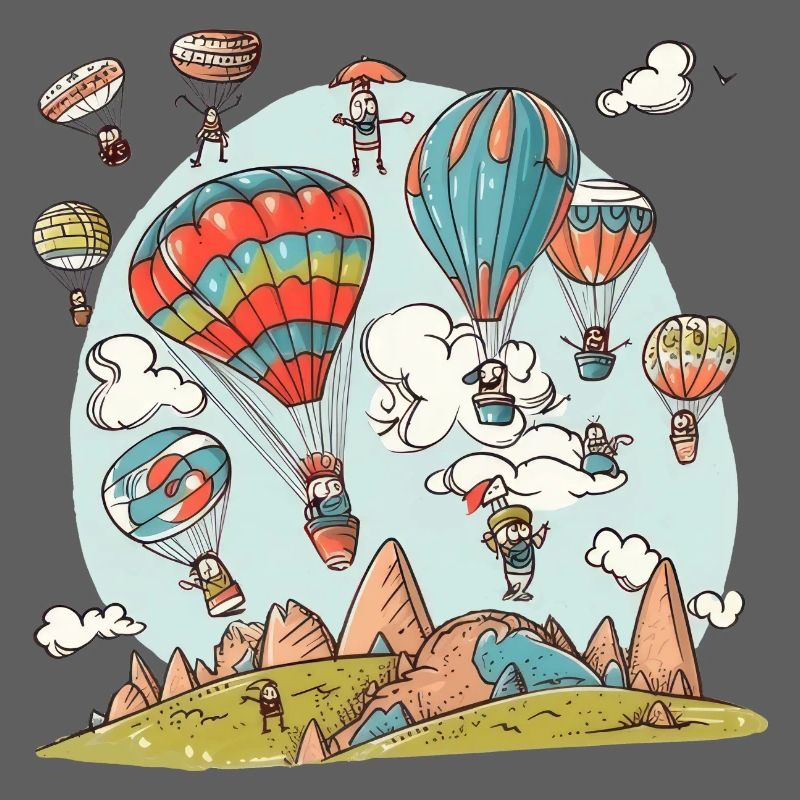 Doodle ballon