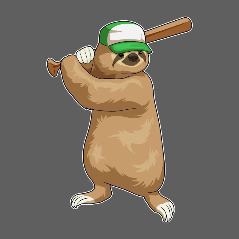 Sloth Baseball Batte de Baseball