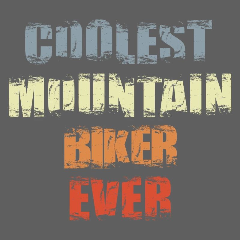 Funny mountain biker