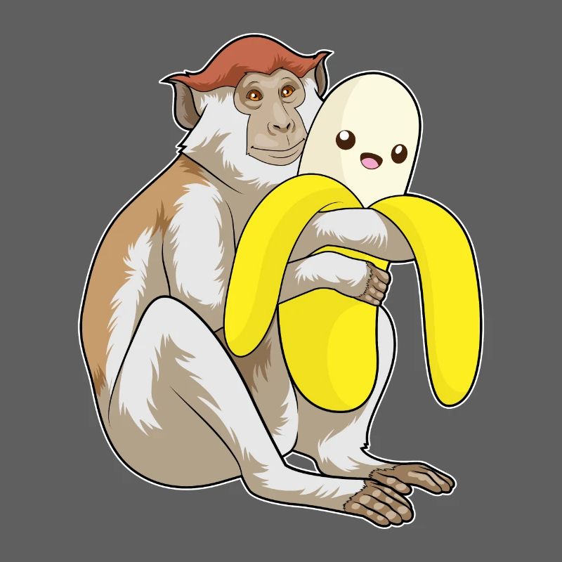 Affe Banane