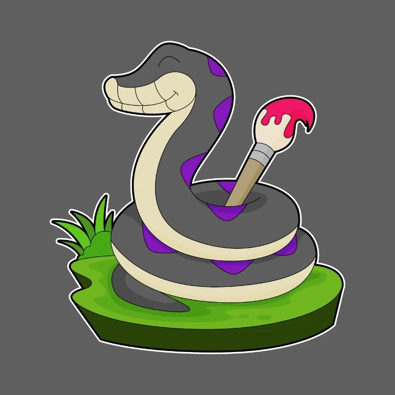 Snake Painter Brush Paint