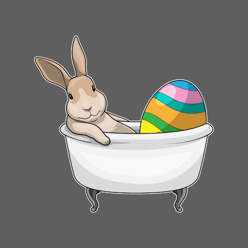 Bunny Easter Bathtub