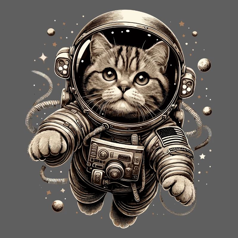 Astronaut BKH getigert Geschenk