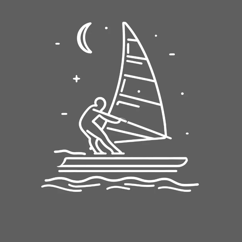 Windsurfer Drawing