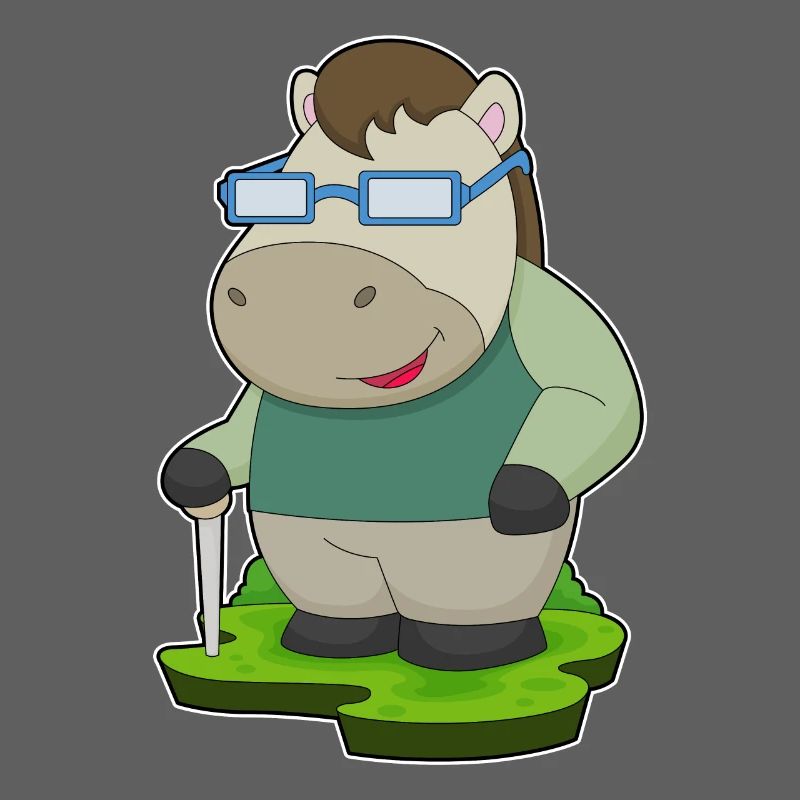 Pferd Brille