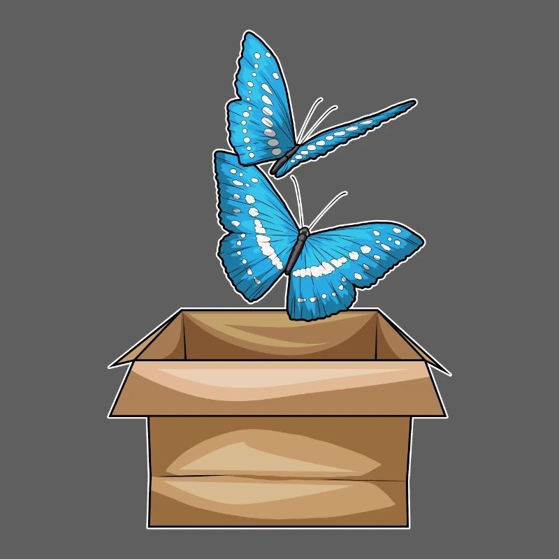 Carton papillon