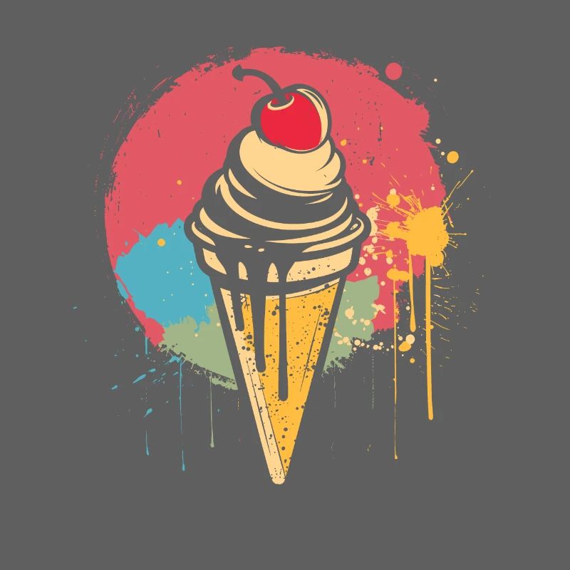 Eiswaffel Graffiti