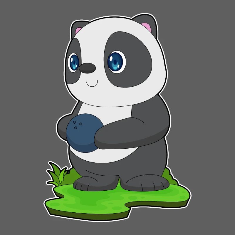 Boule de bowling Panda