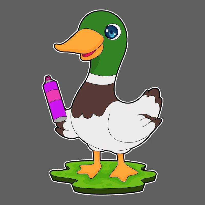 Aérosol de pulvérisation de canard