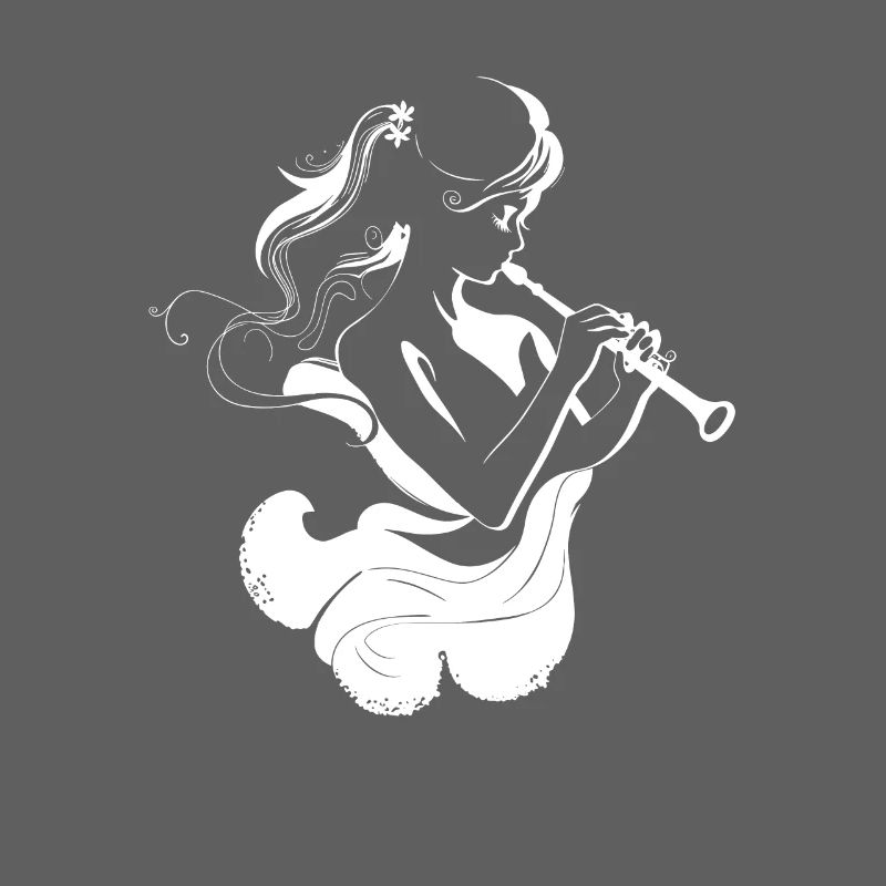 Flute Player Sketch