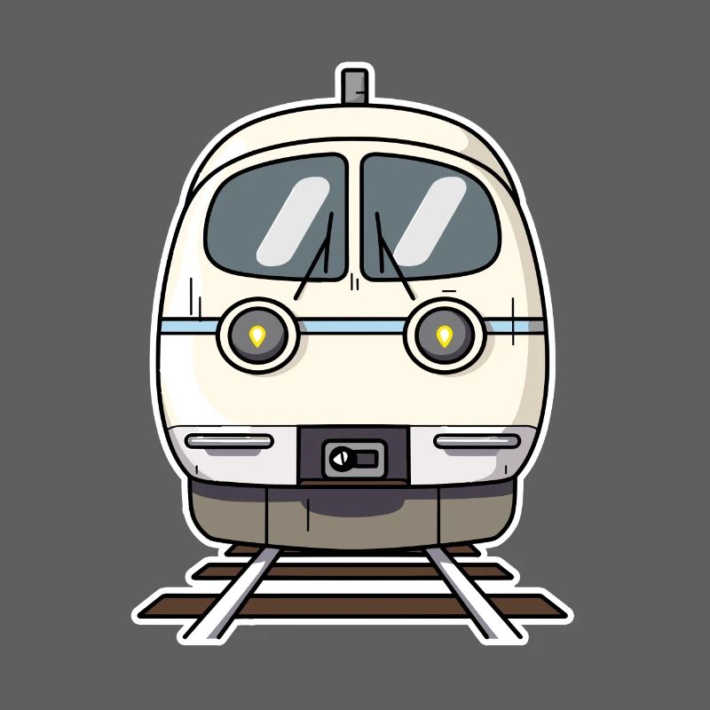 Train Style de dessin animé