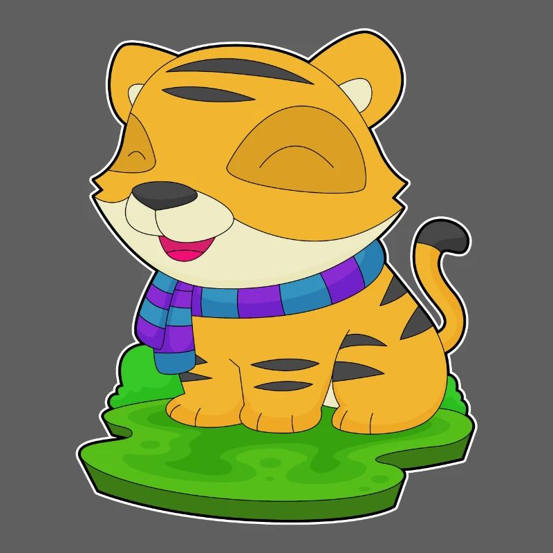 Écharpe d’hiver Tigre