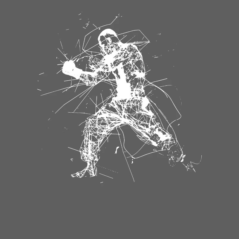Dessin de kickboxing