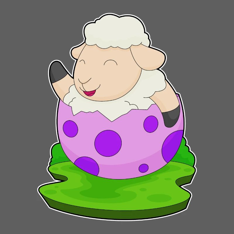 Sheep Easter Easter Egg