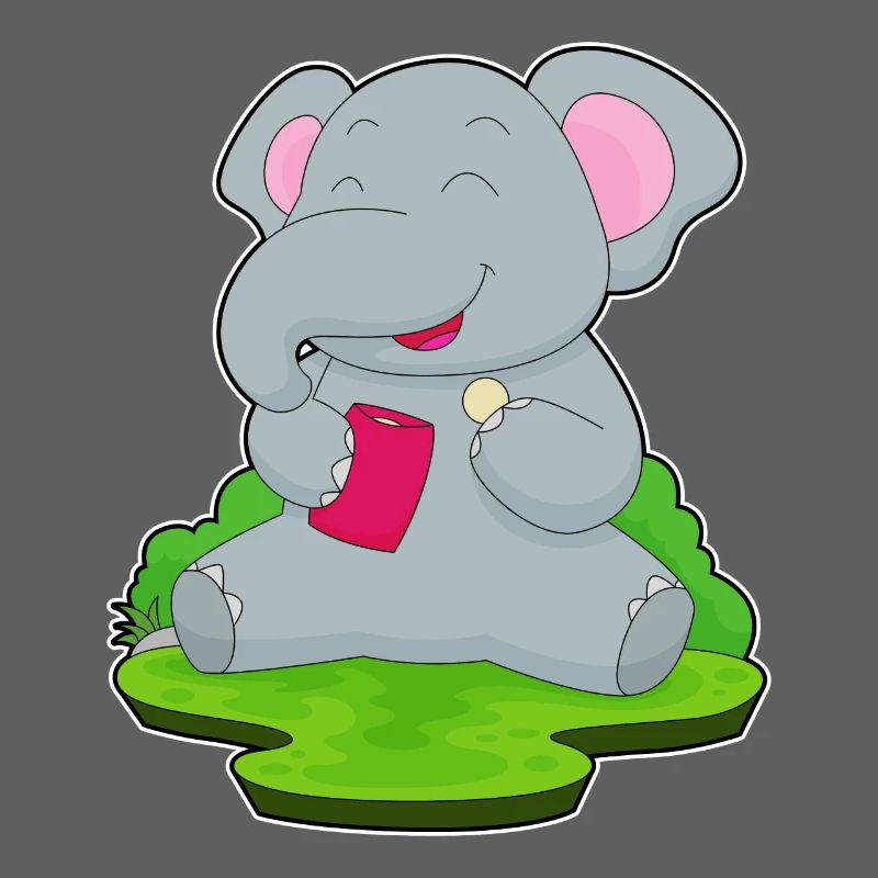Chips de pommes de terre éléphant