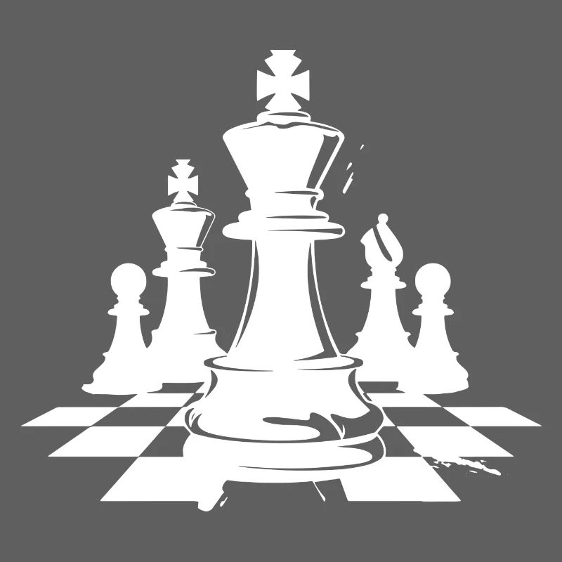 Chess Pieces Drawing