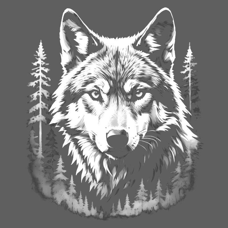 Wolf, Wald