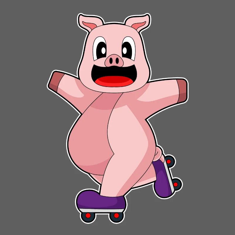 Pig Inline skating Inline skates