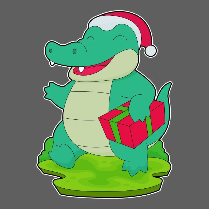 Crocodile Christmas Package