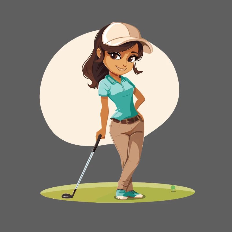 Bande dessinée golfeuse