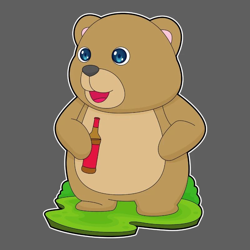 Bear bouteille de bière