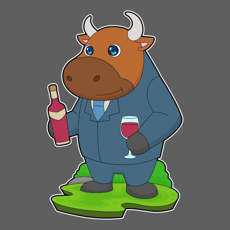 Taurus Bouteille de vin rouge