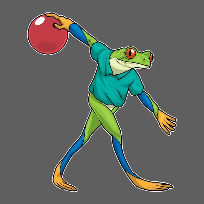 Grenouille Bowling Boule de bowling